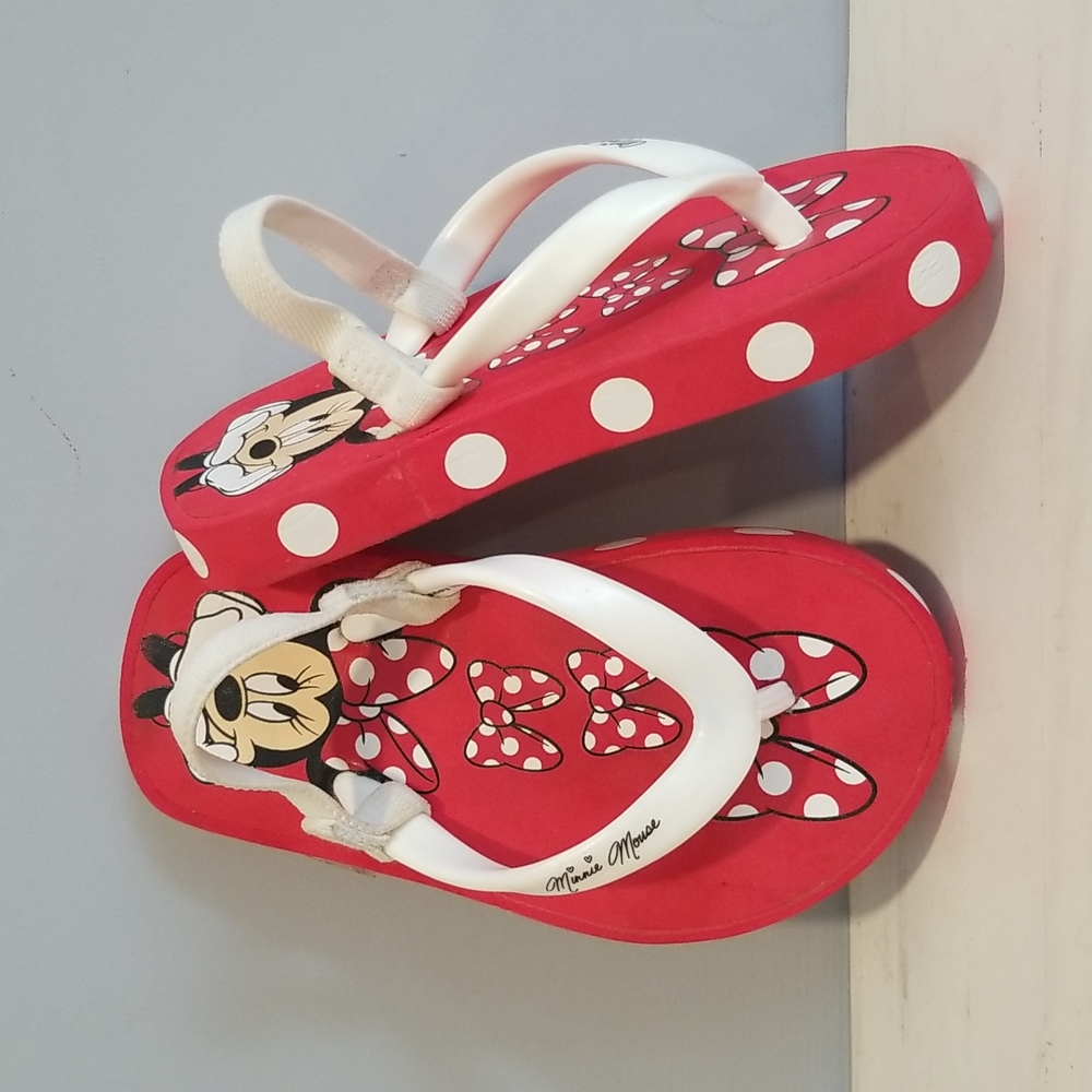 Disney Minnie Mouse Flip Flop Sandals with Strap